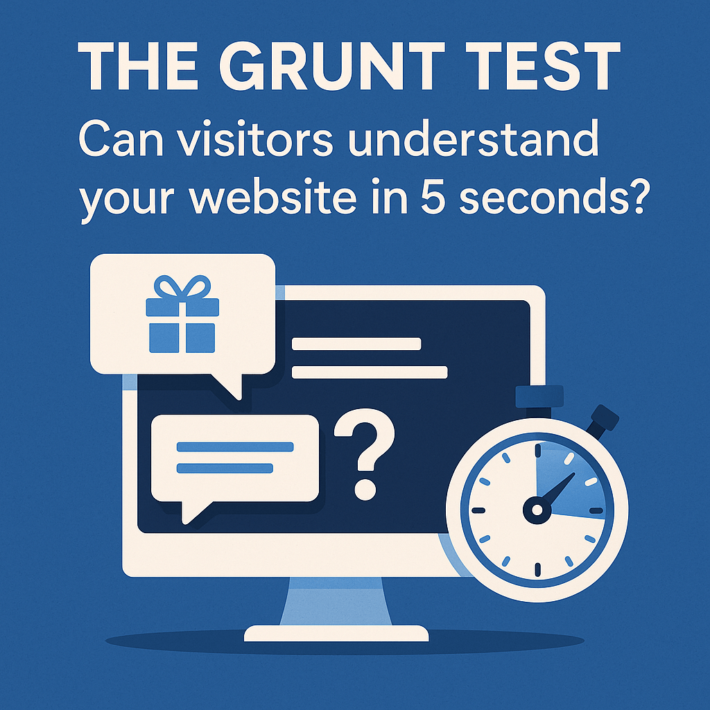 The Grunt Test: Can Visitors Understand Your Website in 5&nbsp;Seconds?